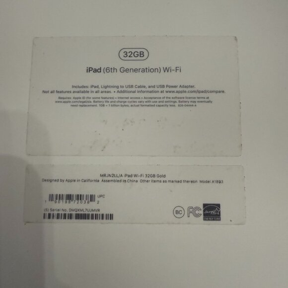 Apple iPad (6th Generation) - 32GB Wi-Fi - Gold - Picture 8 of 10